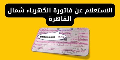 الاستعلام عن فاتورة كهرباء شمال القاهرة إلكترونياً