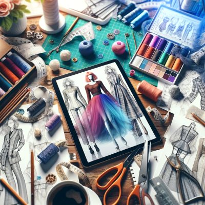 تصميم وخياطة وابتكار في عالم الأزياء