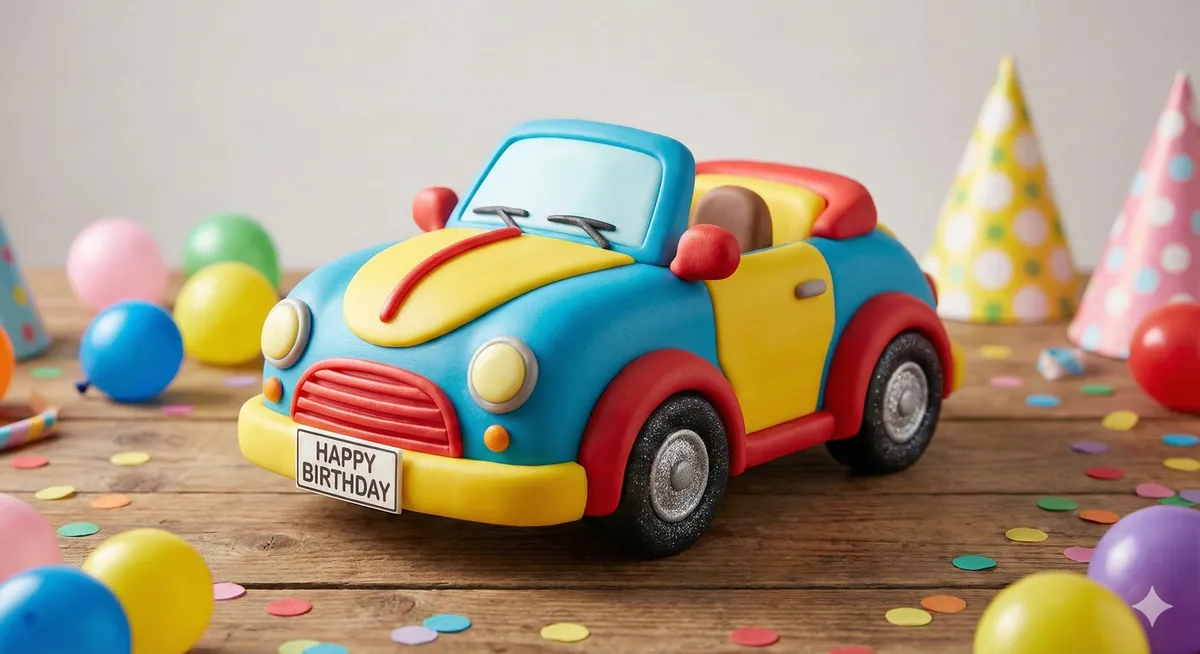 أسعار تورت مونجيني أطفال 3D - تورتة سيارة مجسمة للمناسبات