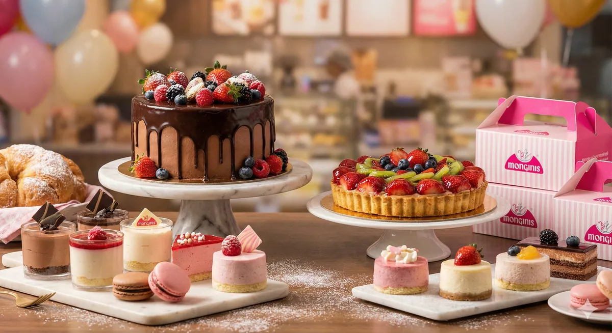 قائمة أسعار ومنيو مونجيني - تشكيلة تورت وجاتوه فاخرة