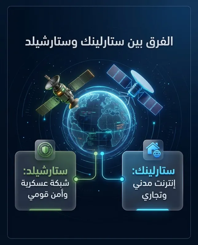 الفرق بين ستارلينك وستارشيلد